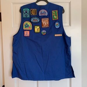 Girl Scouts of America Vest With Multiple Patches